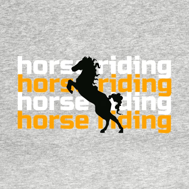 horse riding design by power horse